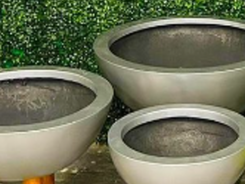 Maceta circular gris Mexico