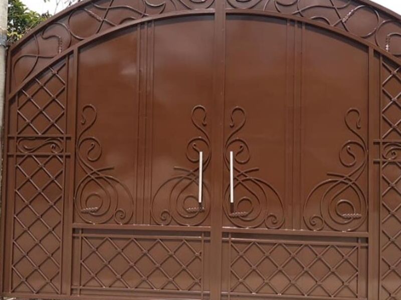Puerta de paso color chocolate Guerrero