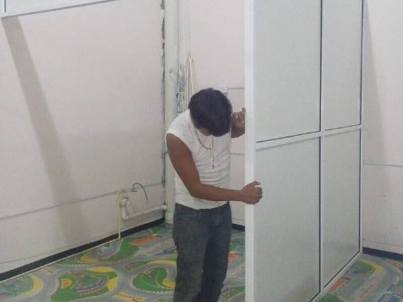 División de aluminio para consultorio Izúcar