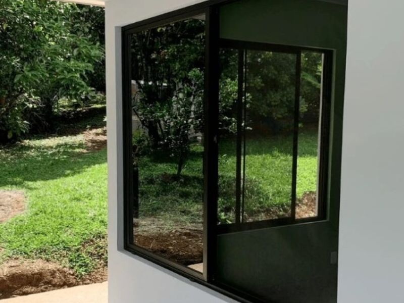 Ventana corrediza de aluminio Puebla