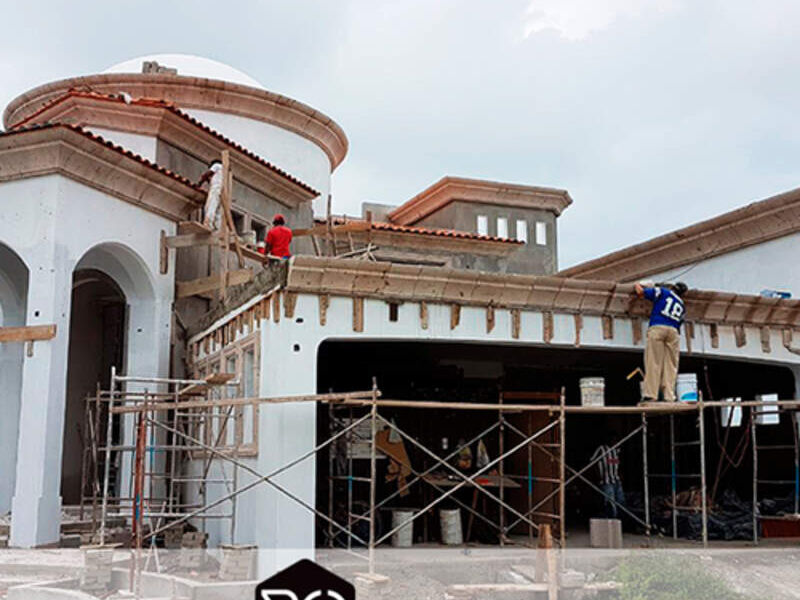 CONSTRUCCION FACHADA CLASICA MAZATLAN