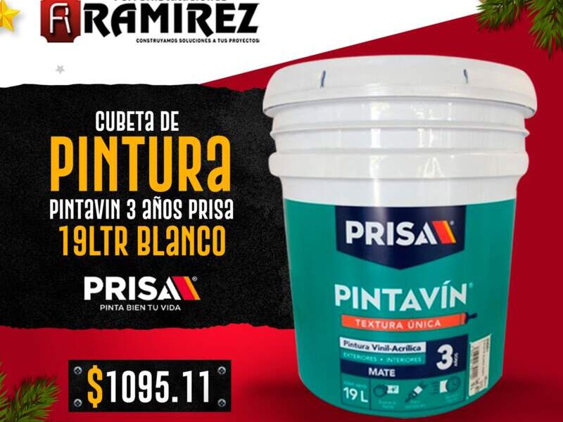 Pintura Pintavim 3 años prisa 19 lts Mexico