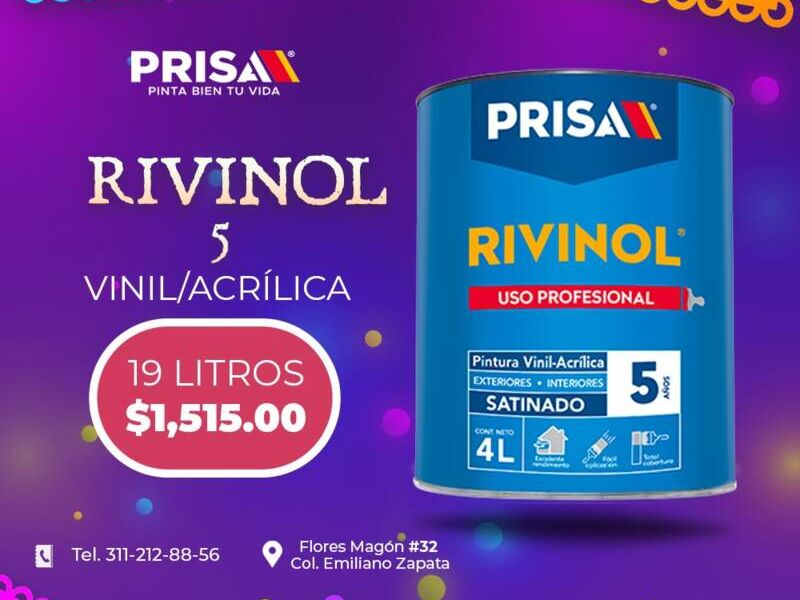 VINIL ACRILICA RIVINOL  Mexico
