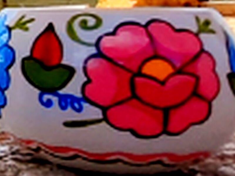 Maceta Floreada Mexico