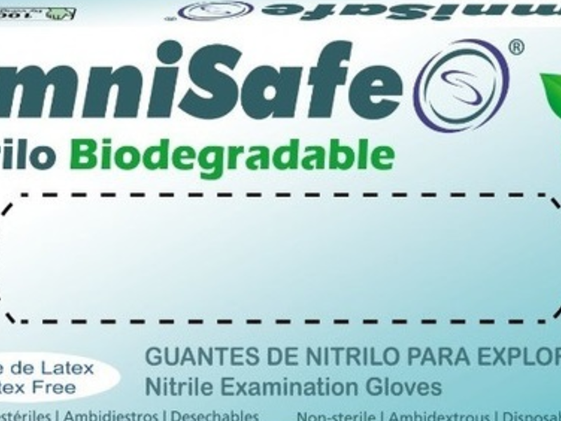 GUANTES NITRILO BIODEGRADABLES CDMX