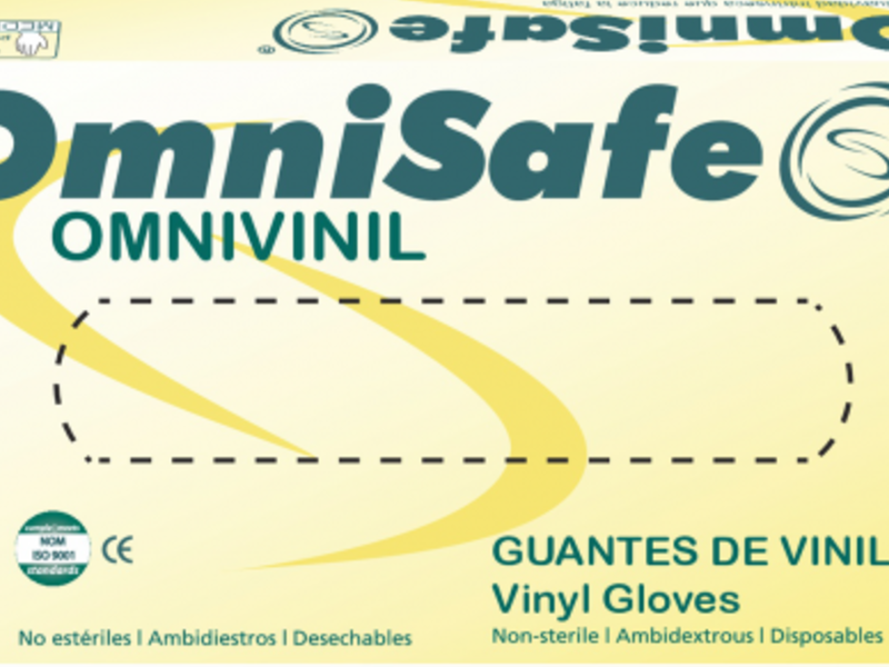 GUANTE VINYL EXAMEN SIN POLVO CDMX