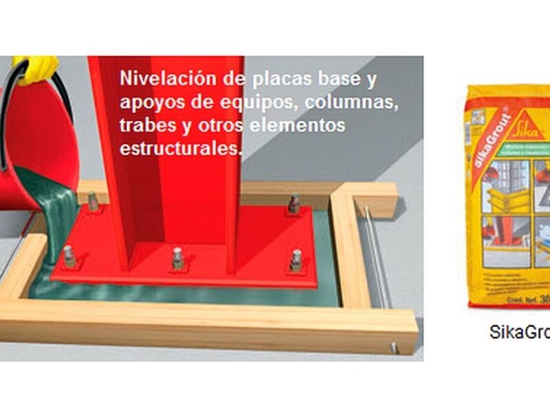 Mortero expansivo SikaGrout México