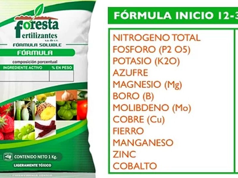 Fertilizante soluble 12-36-14 México