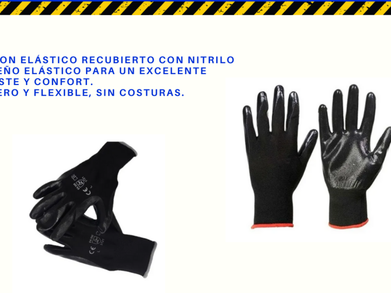 Guante Nylon NITRILO México