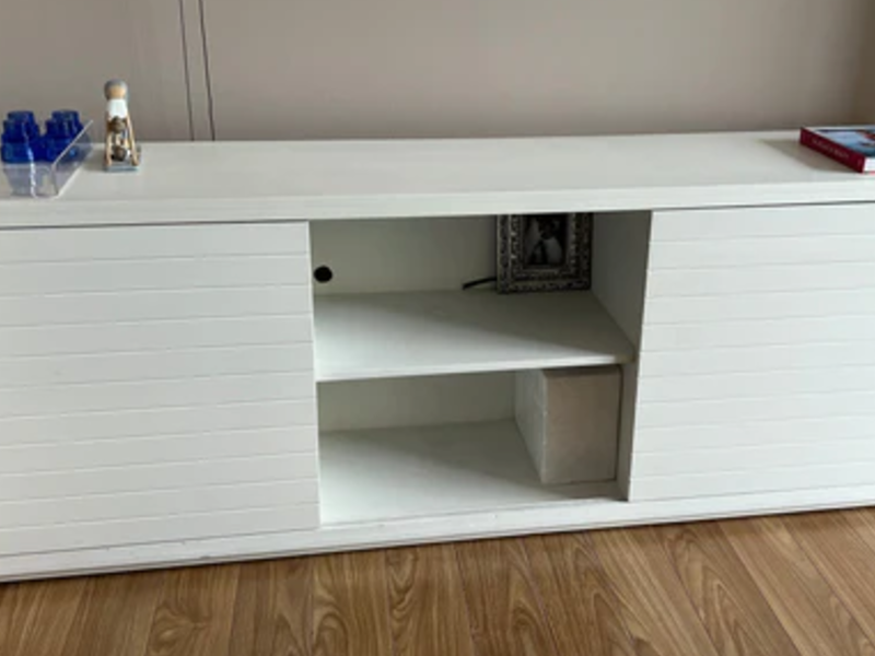 Mueble de TV blanco CDMX