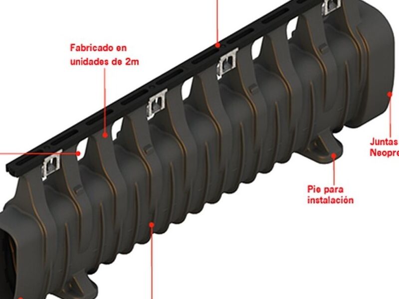 Sistema drenaje cargas pesada 