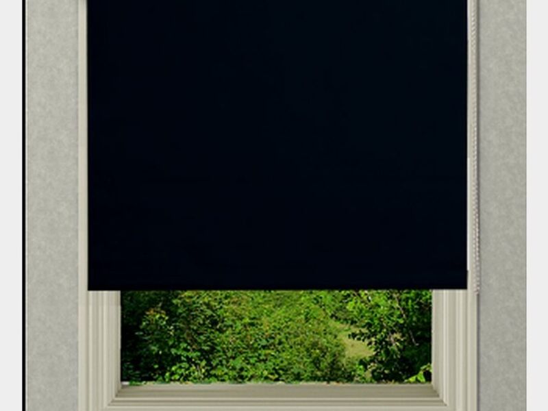 Cortinas enrollables negra Mexico