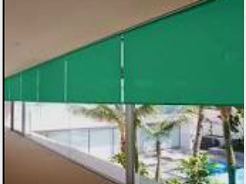 Cortinas enrollables verdes Mexico
