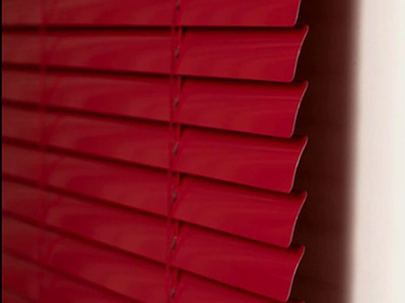 Cortinas enrollables rojas Mexico