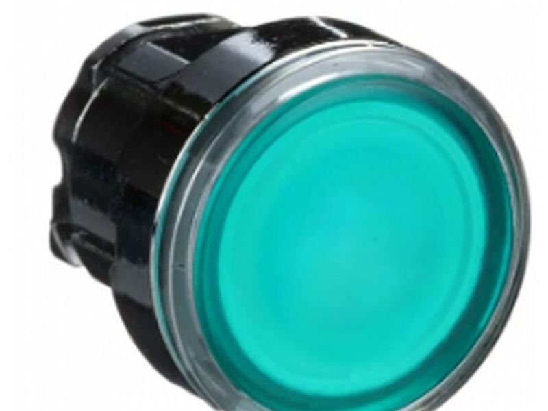 Pulsador iluminado verde México