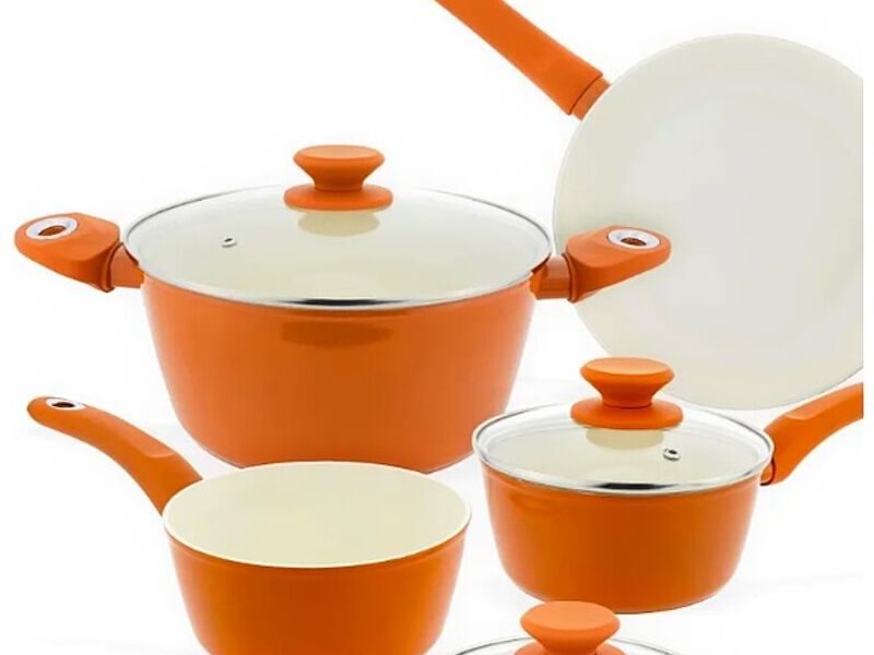 Batería Foode 7pz Naranja-Liso México 