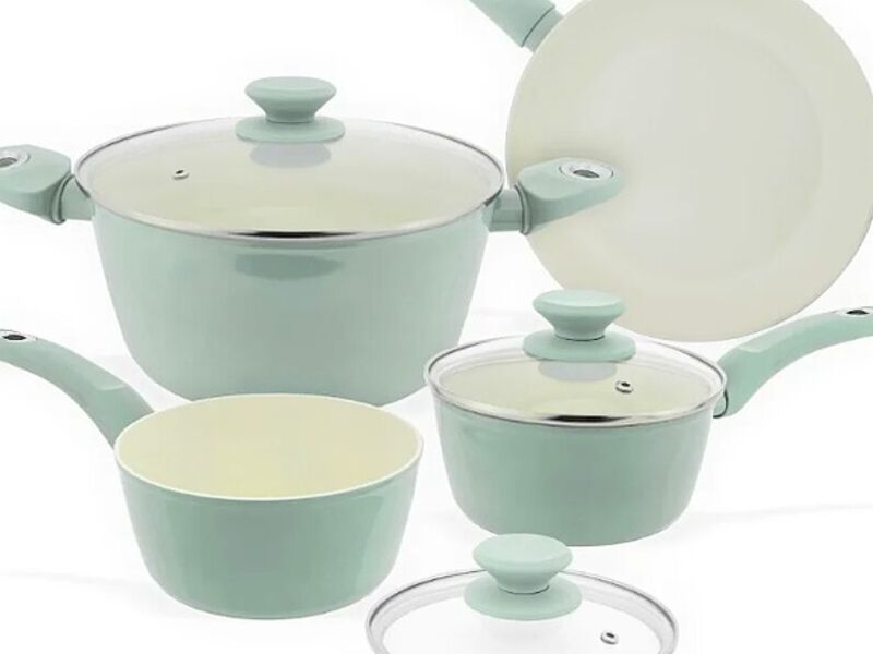 Batería Foode 7pz Verde-Liso Puebla
