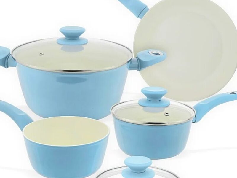 Batería Foode 7pz Azul-Liso Mérida
