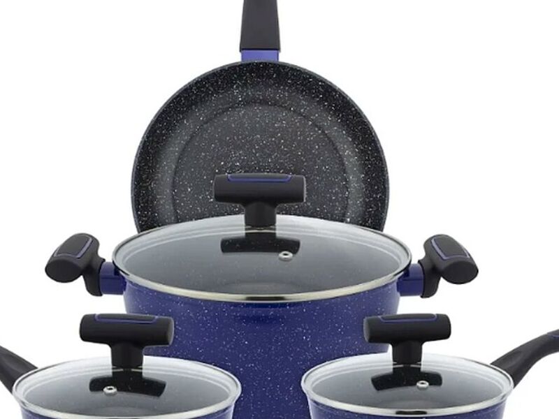 Batería Foode 7pz Azul-Moteado Veracruz