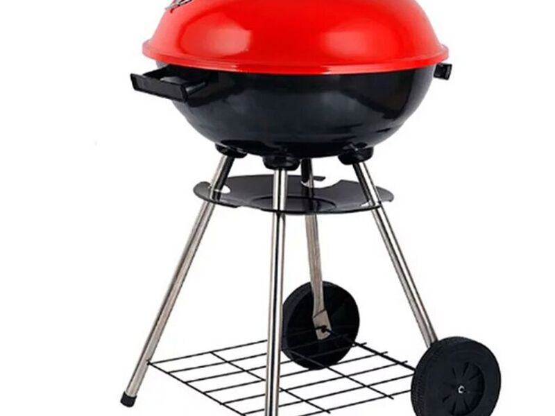 Asador carbón alpine de 18″ rojo Tijuana