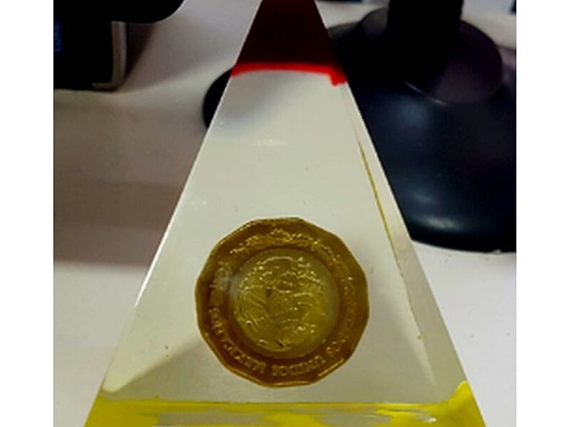 Figura Resina Triangular Mexico