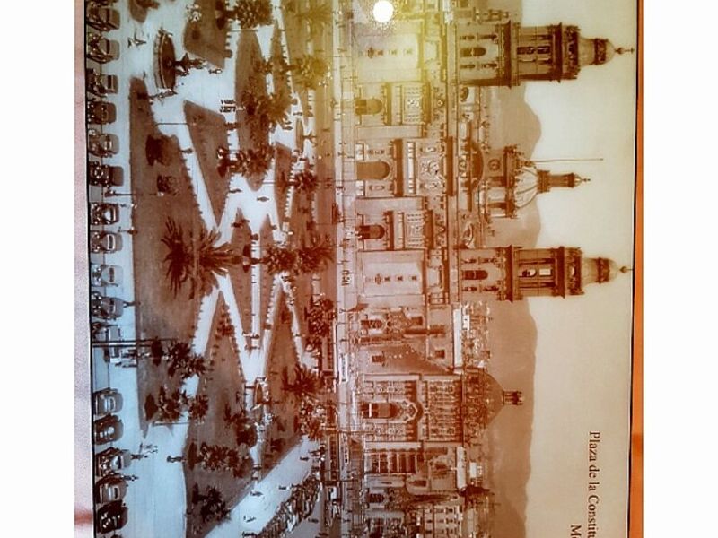 Litrografia Catedral Mexico
