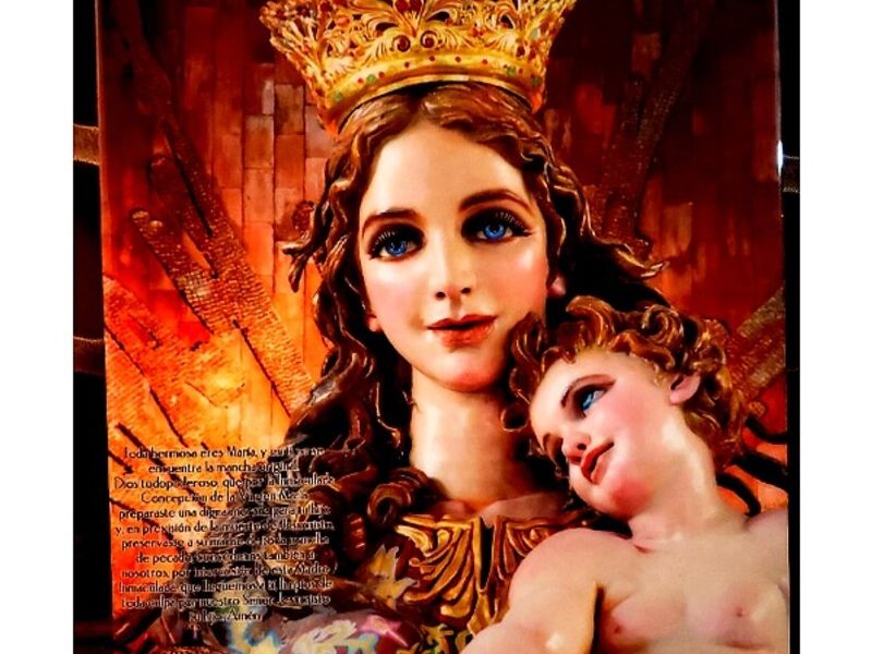 Cuadro Virgen Mexico
