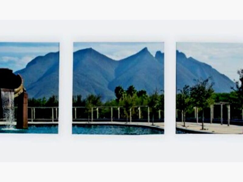 Cuadro 3x3 Paisaje México