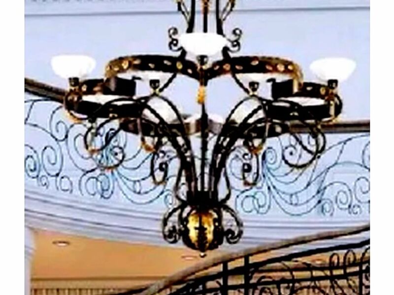 Candil Colonial Hierro Galileo Mexico 
