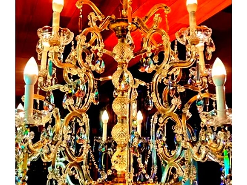 Candil Cristal Maria Teresa Mexico 