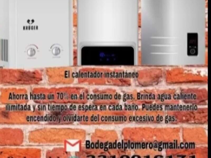 Calentador Instantáneo Gas México