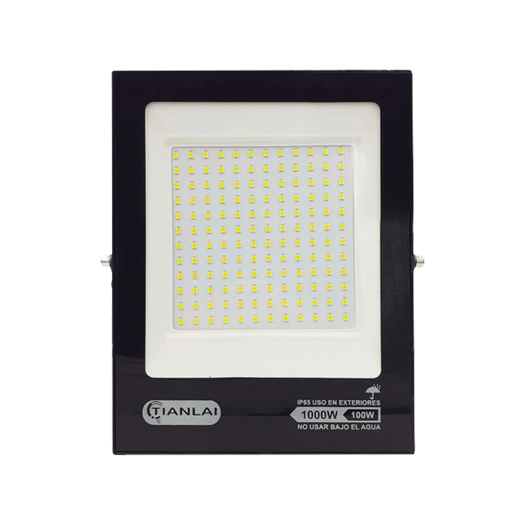 Reflector Luz Led Blanca 100 Watts IP65 4200lm Montable 