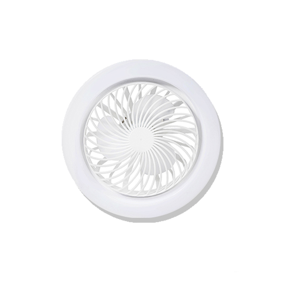 Ventilador de Techo 10  Pulgadas Base E27 Luz Led 22 Watts 