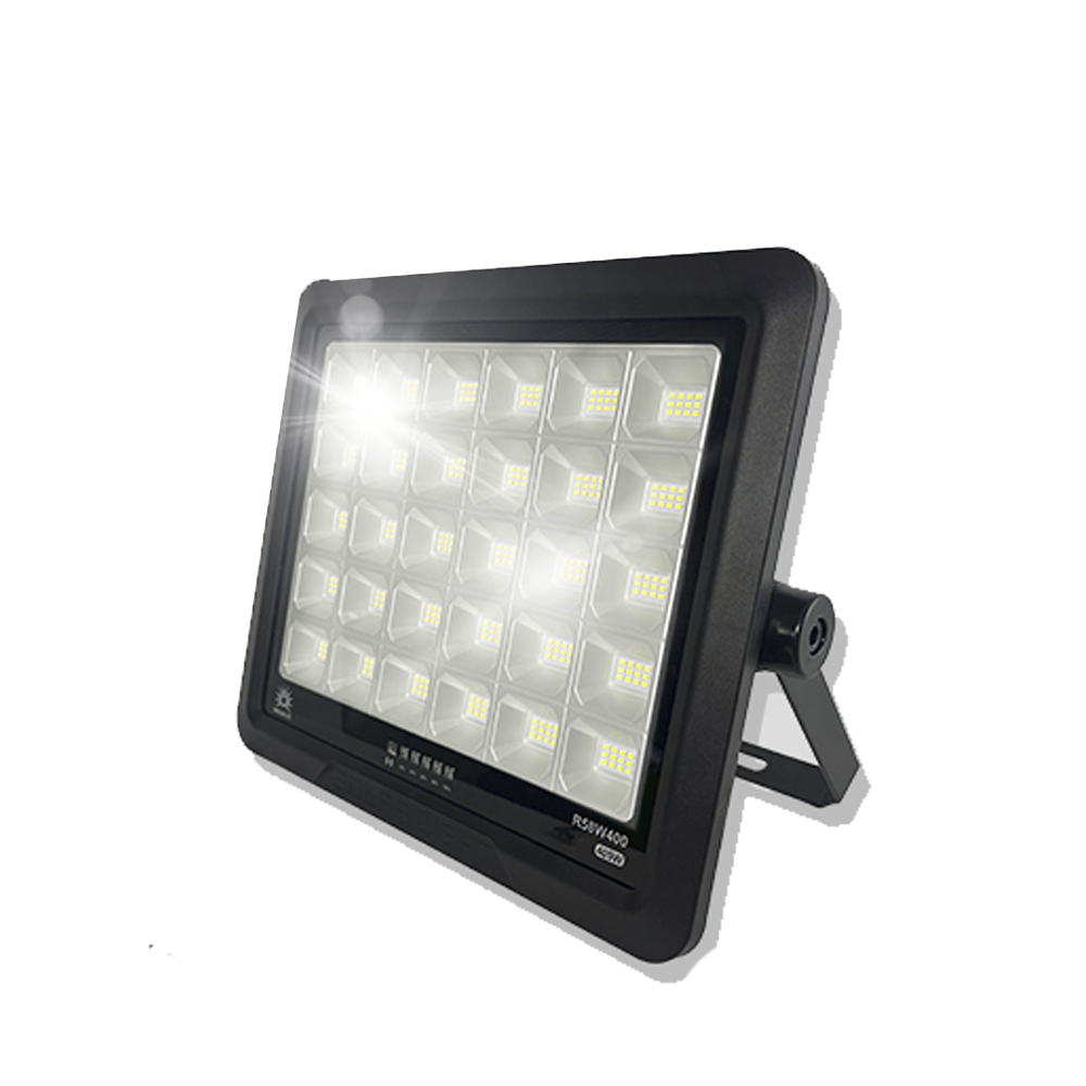 Reflector Solar Luz Led Fría 400 Watts IP65 Incluye Control Detección Diurna/Nocturna