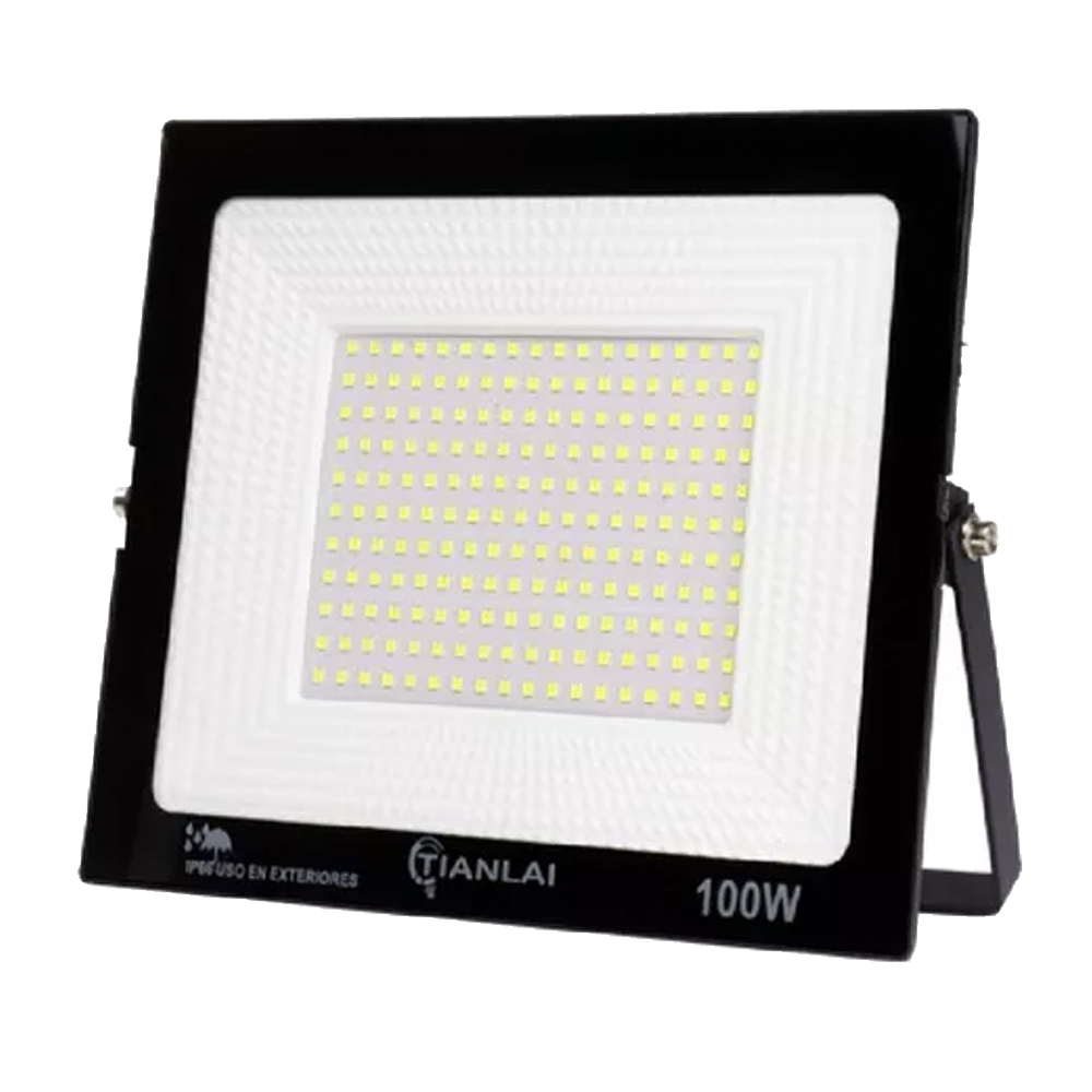 Reflector Led 100 Watts Luz Led Blanca Fría 7000lm Exterior IP65