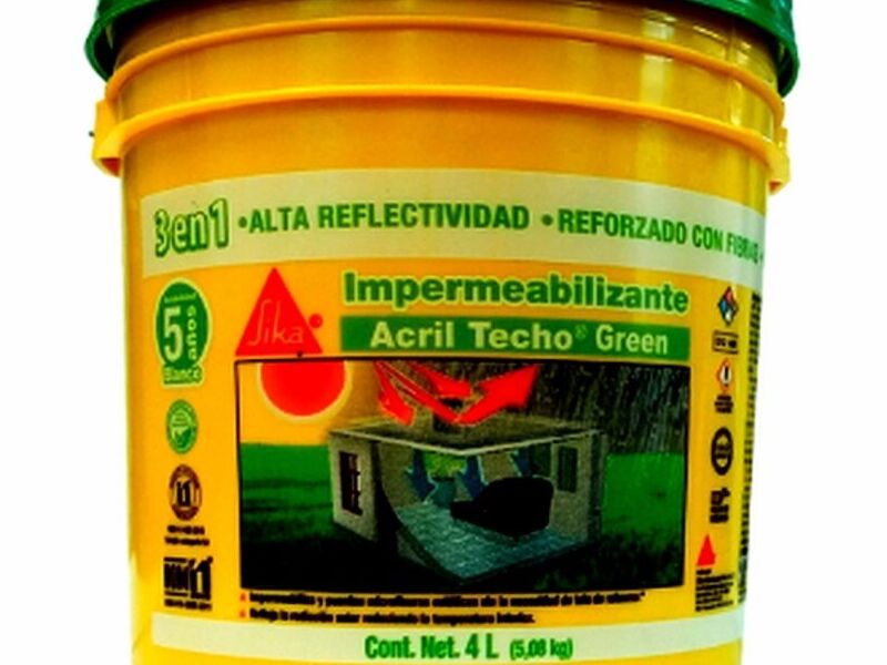 Impermeabilizante Acril Techo Green México
