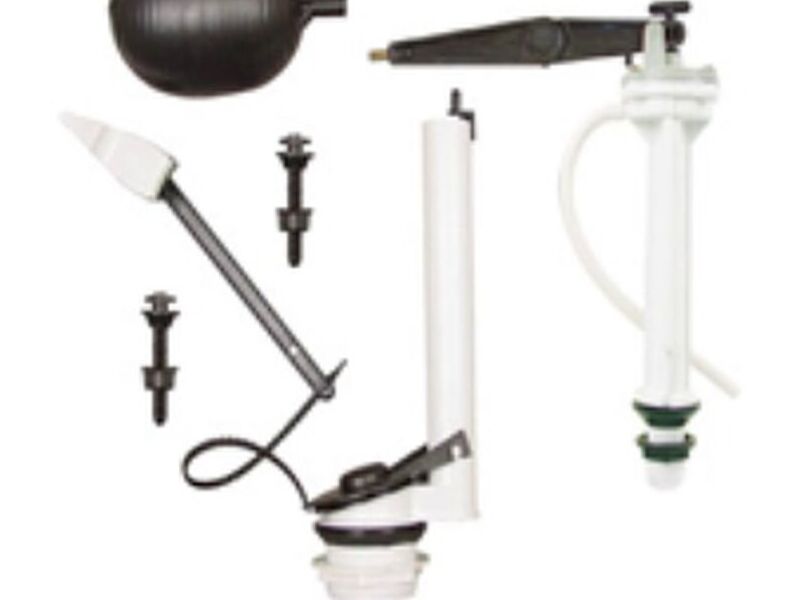 Accesorios completo plástico w.c. México 
