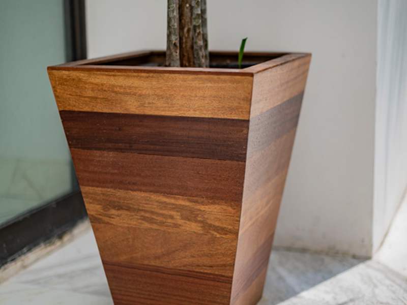 Maceta de Madera