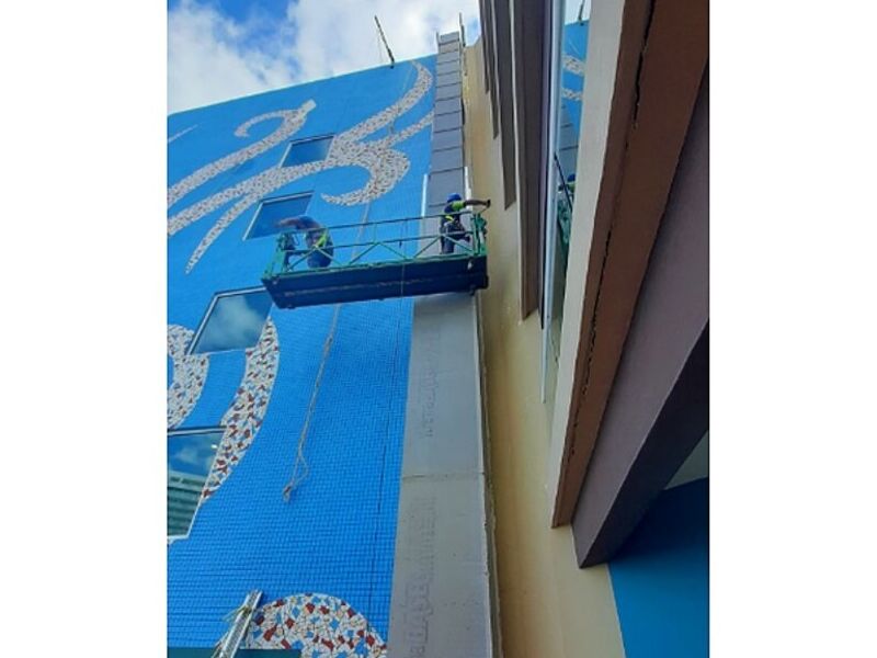 Remodelación fachada edificio México