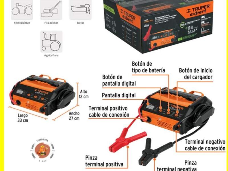 CARGADOR DE 50 A PARA BATERÍAS DE 12 V