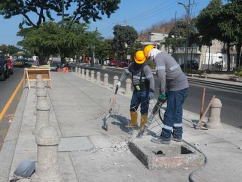 Construcción ciclovía Fejafe Mexicali