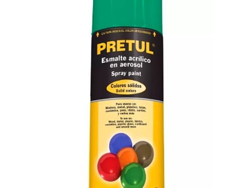 Esmalte acrilico aerosol verde hoja CDMX