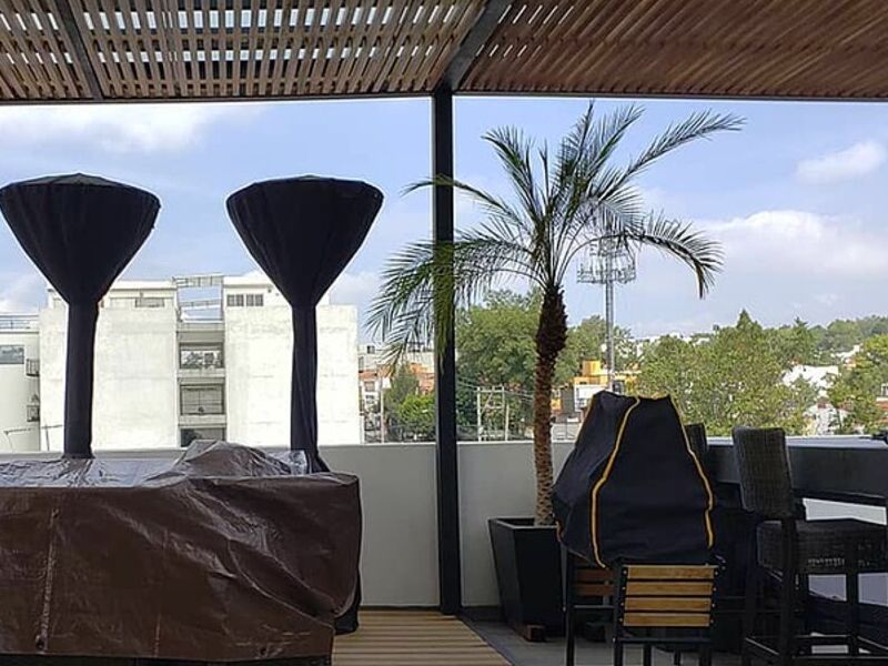 Diseño pergola Jardin Mexico
