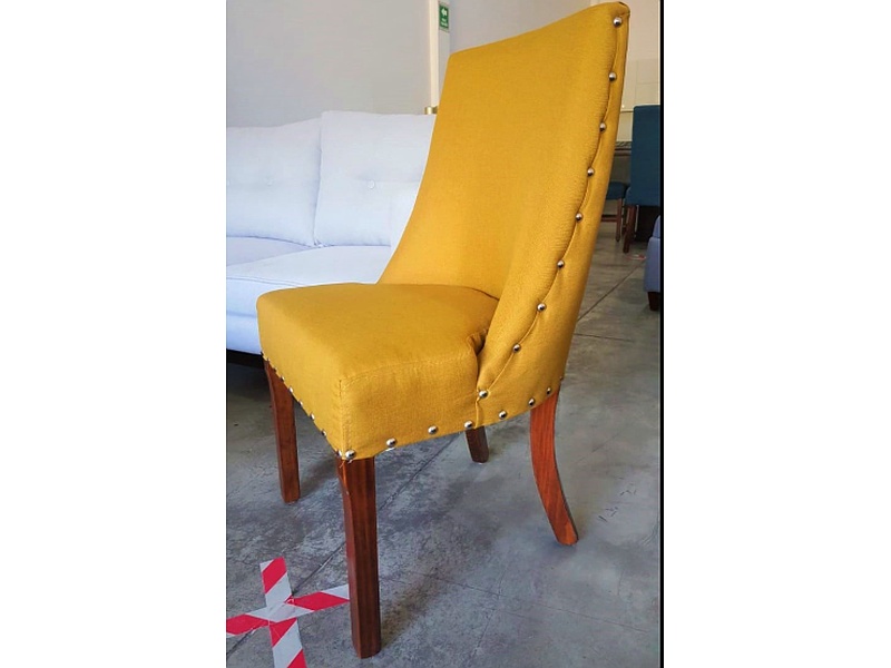 Silla Tapiz lino mostaza MEXICO