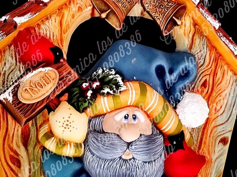 Santa Claus Cerámica Mexico 
