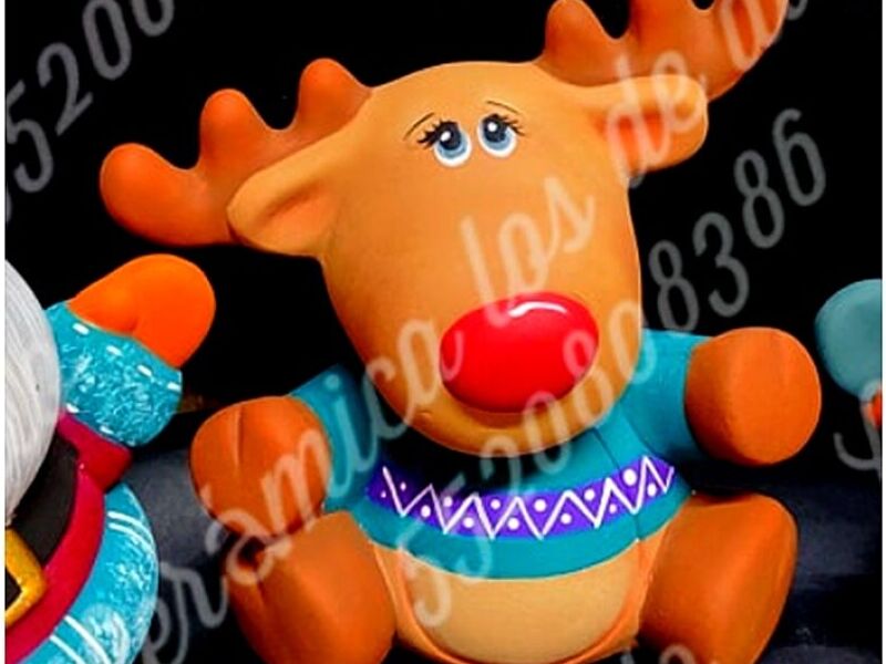 Reno Navideño Cerámica Mexico 