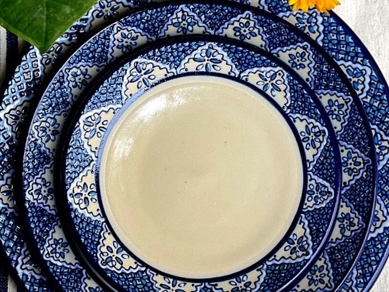 Bajo Plato Cerámica Coyoacan