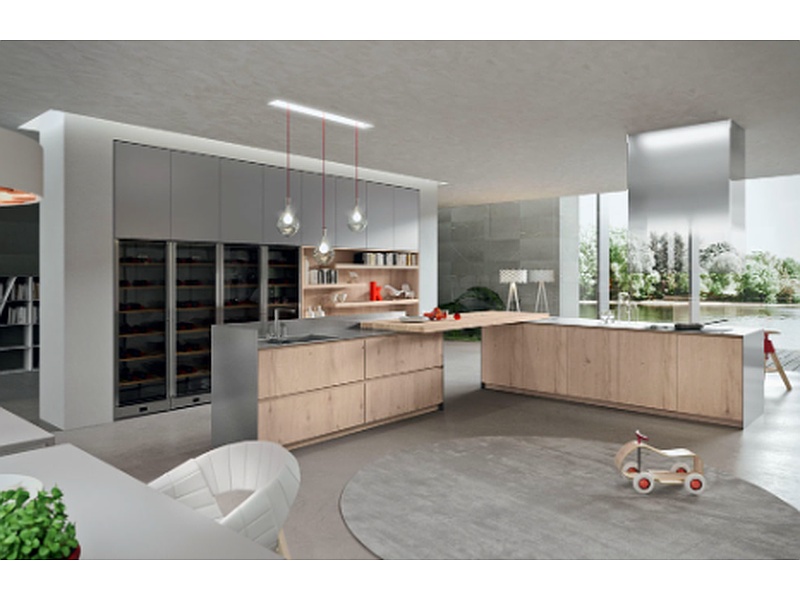 Cocina americana mármol Alto Diseño México 