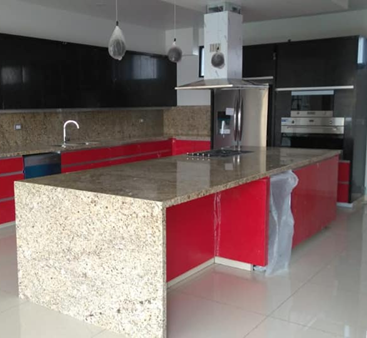 Cocina con una isla central MÉXICO