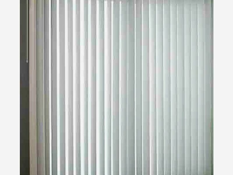 Persiana vertical PVC blanca Reynosa